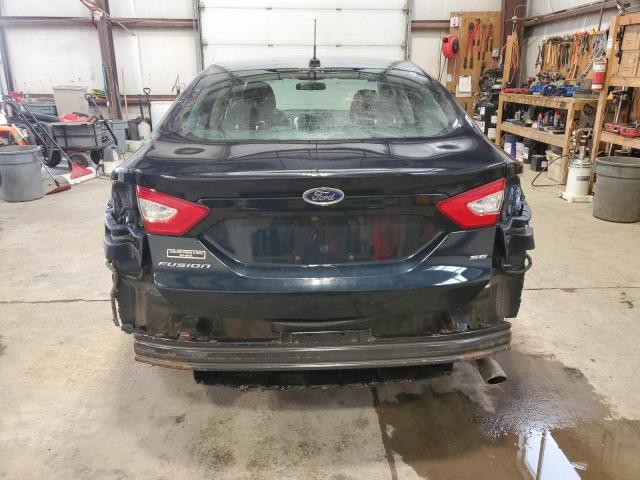 3FA6P0H76ER294962 - 2014 FORD FUSION SE BLACK photo 6