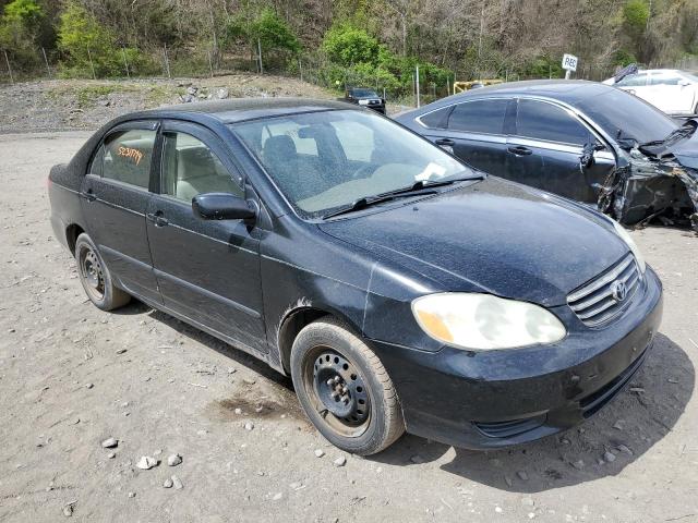 2T1BR32E94C294101 - 2004 TOYOTA COROLLA CE BLACK photo 4