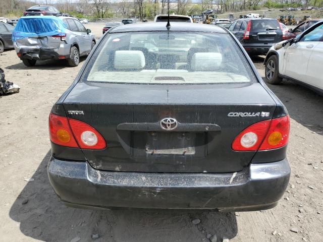 2T1BR32E94C294101 - 2004 TOYOTA COROLLA CE BLACK photo 6