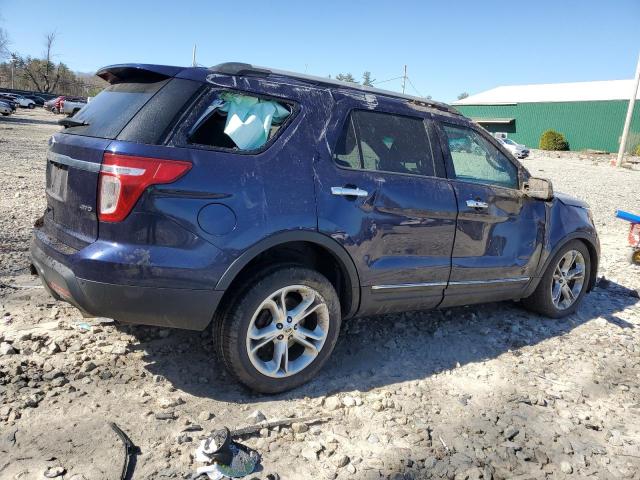 1FMHK8F8XBGA57613 - 2011 FORD EXPLORER LIMITED BLUE photo 3