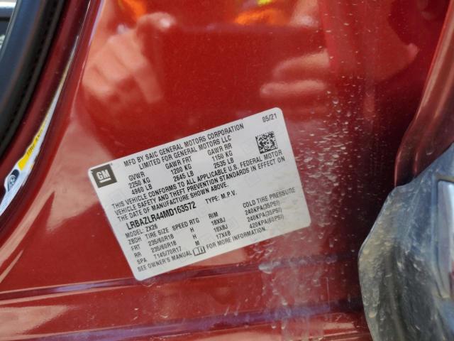 LRBAZLR44MD163572 - 2021 BUICK ENVISION PREFERRED RED photo 13