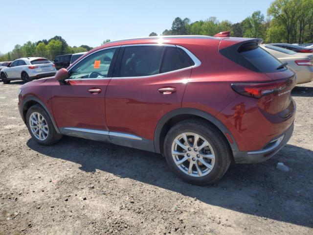 LRBAZLR44MD163572 - 2021 BUICK ENVISION PREFERRED RED photo 2