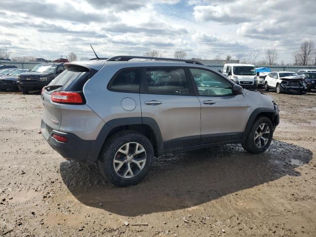 1C4PJMBS0EW111508 - 2014 JEEP CHEROKEE TRAILHAWK SILVER photo 3