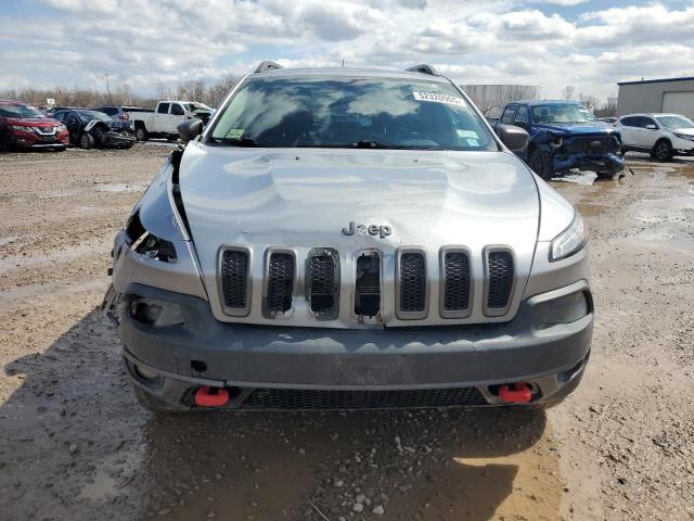 1C4PJMBS0EW111508 - 2014 JEEP CHEROKEE TRAILHAWK SILVER photo 5