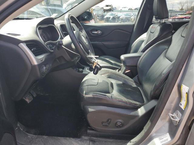 1C4PJMBS0EW111508 - 2014 JEEP CHEROKEE TRAILHAWK SILVER photo 7