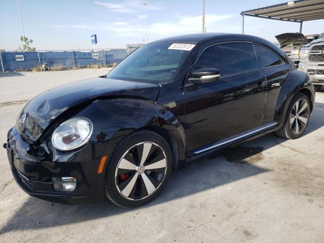 3VWVA7AT8DM621488 - 2013 VOLKSWAGEN BEETLE TURBO BLACK photo 1