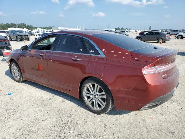 3LN6L2G92ER818155 - 2014 LINCOLN MKZ RED photo 2