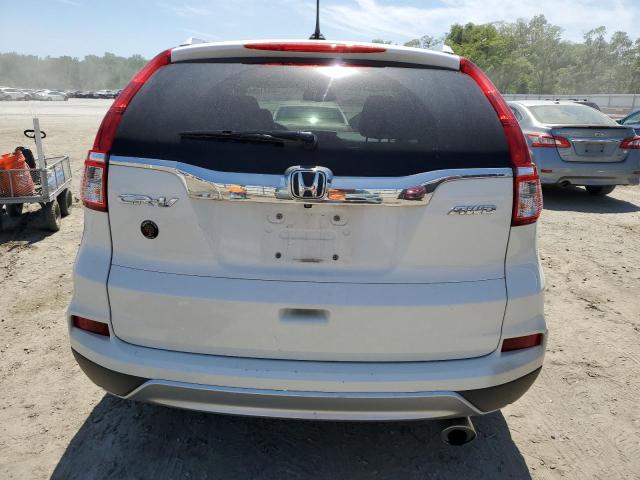 5J6RM4H72FL013533 - 2015 HONDA CR-V EXL WHITE photo 6