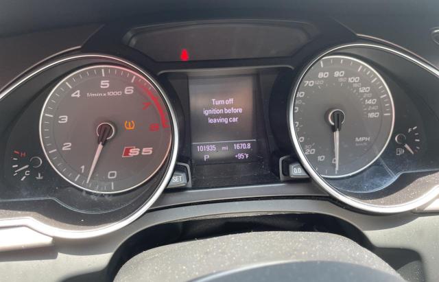 WAUCGAFR5DA026806 - 2013 AUDI S5 PREMIUM PLUS 黑色 照片 8