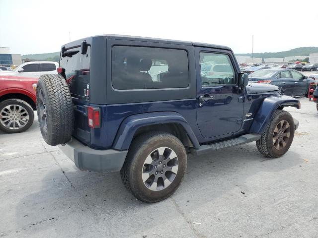 1C4GJWBG5DL537508 - 2013 JEEP WRANGLER SAHARA BLUE photo 3