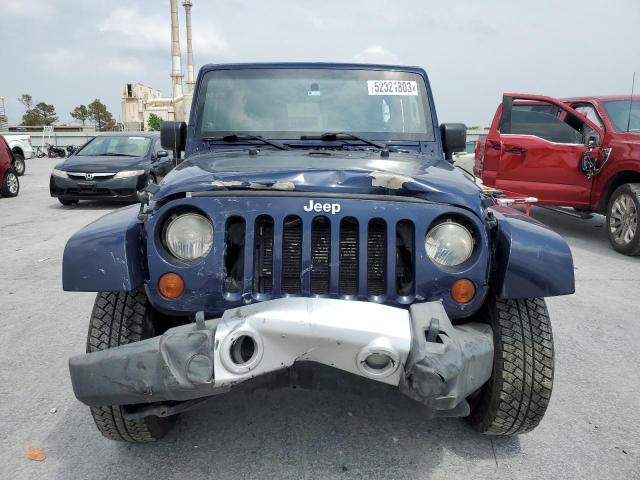 1C4GJWBG5DL537508 - 2013 JEEP WRANGLER SAHARA BLUE photo 5