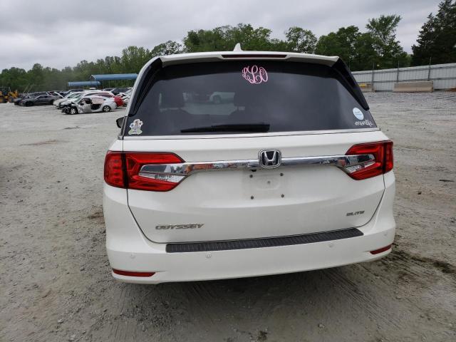 5FNRL6H92KB083407 - 2019 HONDA ODYSSEY ELITE Weiß Foto 6