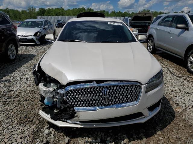 3LN6L5A98KR608357 - 2019 LINCOLN MKZ WHITE photo 5