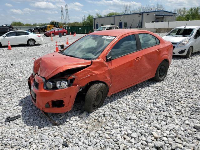 1G1JA5SH3D4229913 - 2013 CHEVROLET SONIC LS ORANGE photo 1