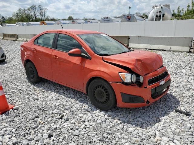 1G1JA5SH3D4229913 - 2013 CHEVROLET SONIC LS ORANGE photo 4