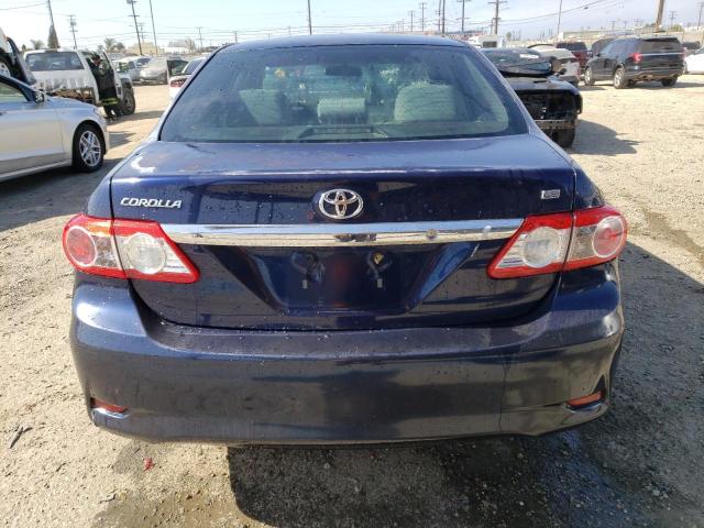 2T1BU4EE8BC543548 - 2011 TOYOTA COROLLA BASE BLUE photo 6