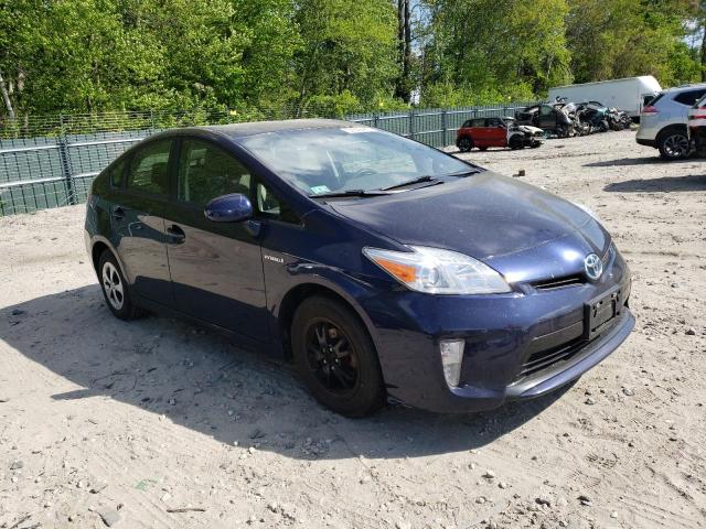 JTDKN3DU8F0421840 - 2015 TOYOTA PRIUS BLUE photo 4