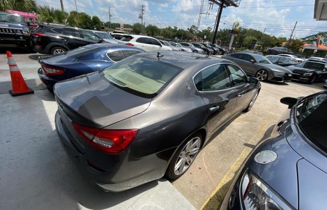 ZAM56RRA6F1130187 - 2015 MASERATI QUATTROPOR S GRAY photo 4