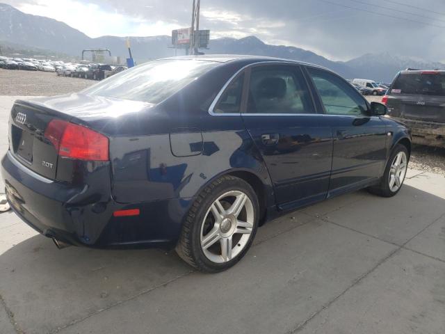 WAUAF78E08A084531 - 2008 AUDI A4 2.0T BLUE photo 3