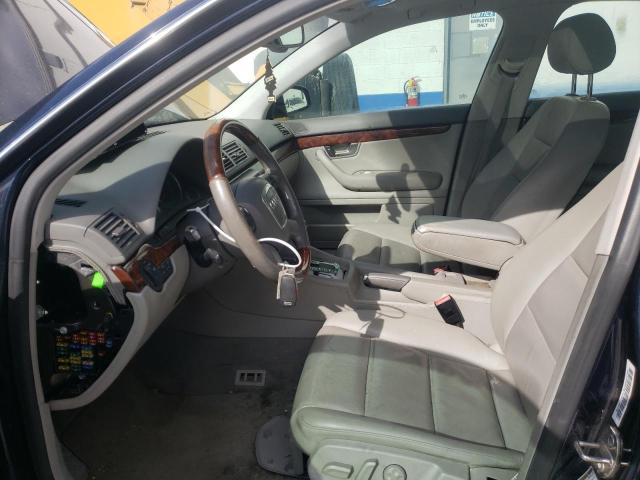WAUAF78E08A084531 - 2008 AUDI A4 2.0T BLUE photo 7