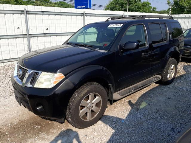 5N1AR18B58C643410 - 2008 NISSAN PATHFINDER S BLACK photo 1