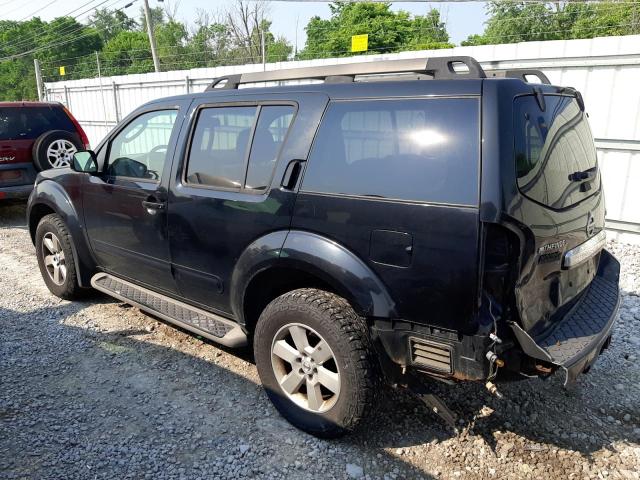 5N1AR18B58C643410 - 2008 NISSAN PATHFINDER S BLACK photo 2