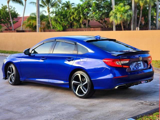 1HGCV1F31LA082553 - 2020 HONDA ACCORD SPORT BLUE photo 3