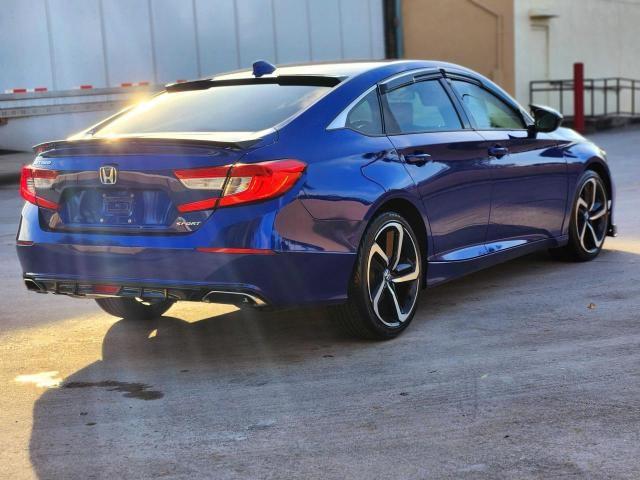 1HGCV1F31LA082553 - 2020 HONDA ACCORD SPORT BLUE photo 4