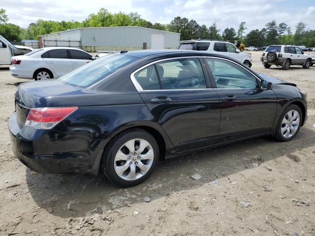 1HGCP26898A020420 - 2008 HONDA ACCORD EXL BLACK photo 3