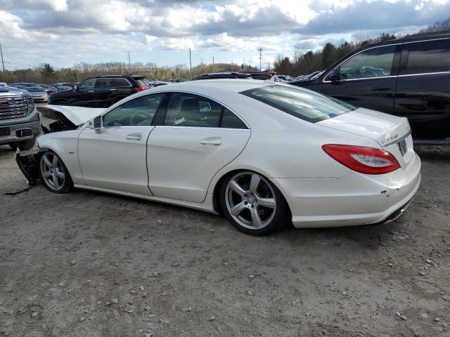 WDDLJ9BB5CA025963 - 2012 MERCEDES-BENZ CLS 550 4MATIC WHITE photo 2