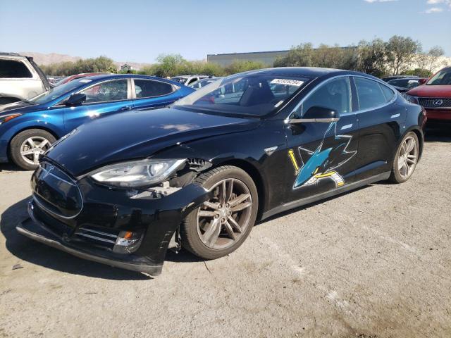5YJSA1H17EFP32773 - 2014 TESLA MODEL S შავი ფოტო 1