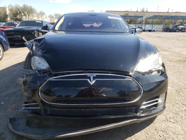 5YJSA1H17EFP32773 - 2014 TESLA MODEL S შავი ფოტო 5