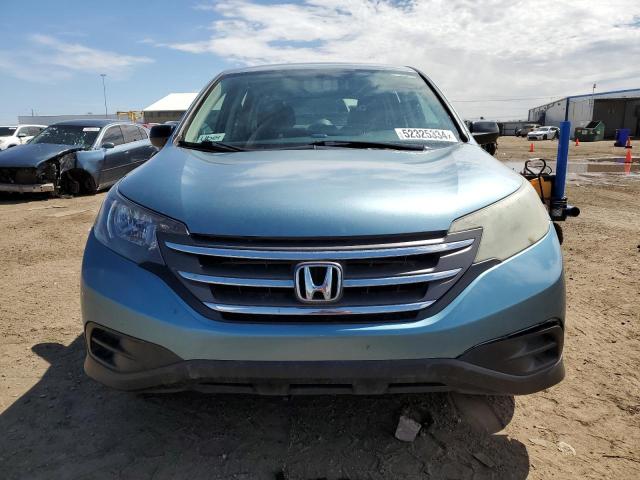 2HKRM4H37EH724649 - 2014 HONDA CR-V LX TEAL photo 5