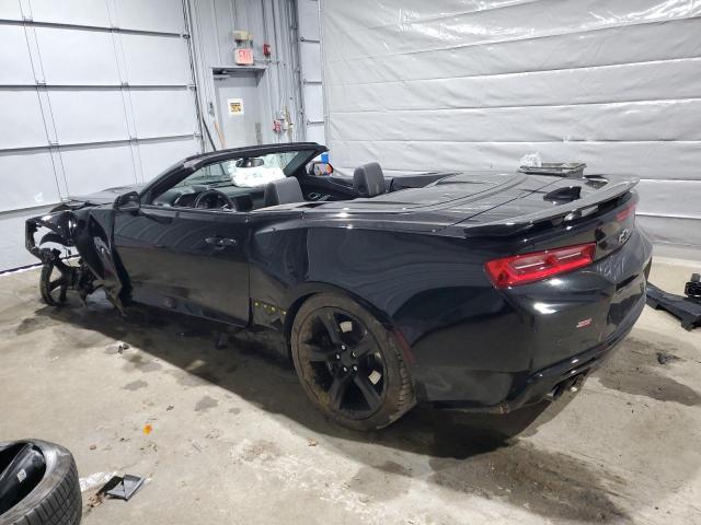 1G1FG3D7XG0163546 - 2016 CHEVROLET CAMARO SS BLACK photo 2