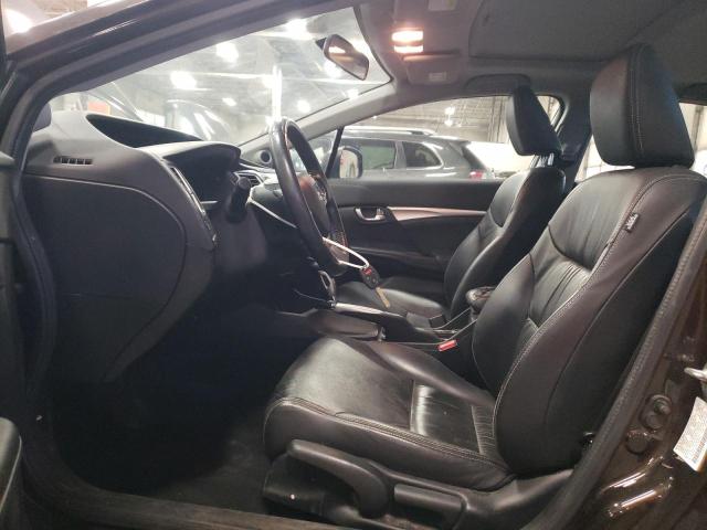 2HGFB2F95DH509591 - 2013 HONDA CIVIC EXL BROWN photo 7