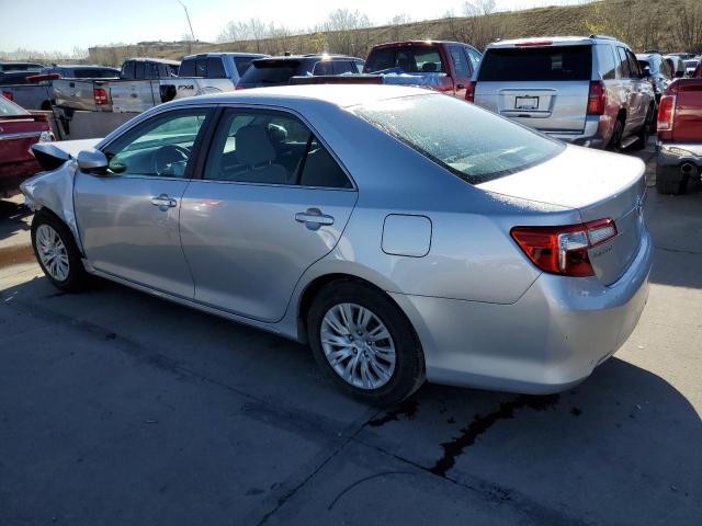 4T4BF1FK6DR282716 - 2013 TOYOTA CAMRY L SILVER photo 2