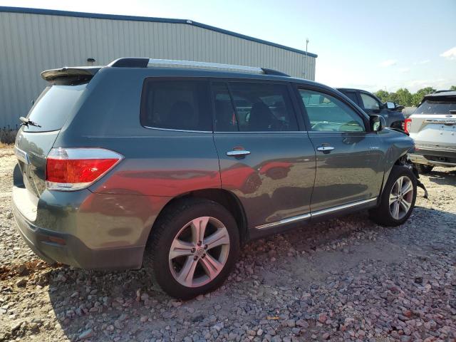 5TDYK3EH5DS105763 - 2013 TOYOTA HIGHLANDER LIMITED GRAY photo 3