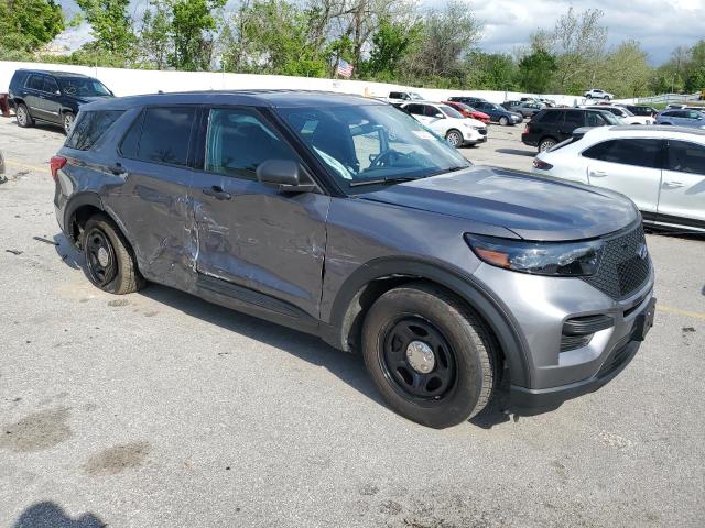 1FM5K8AB1NGB50983 - 2022 FORD EXPLORER POLICE INTERCEPTOR 灰色 照片 4