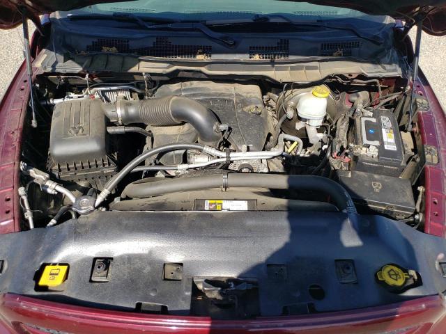 1C6RR7FT2JS186094 - 2018 RAM 1500 ST MAROON photo 11