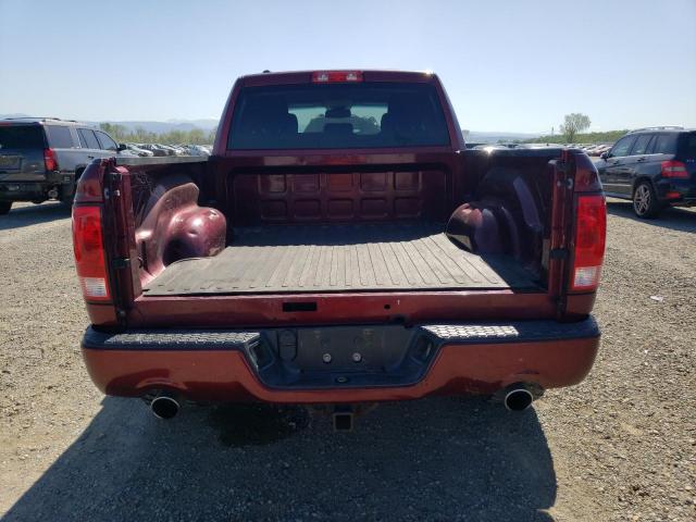 1C6RR7FT2JS186094 - 2018 RAM 1500 ST MAROON photo 6
