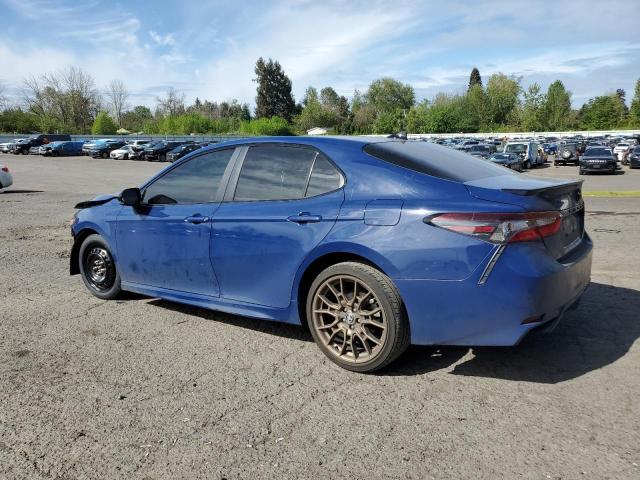4T1T11AK2PU140873 - 2023 TOYOTA CAMRY SE NIGHT SHADE BLUE photo 2