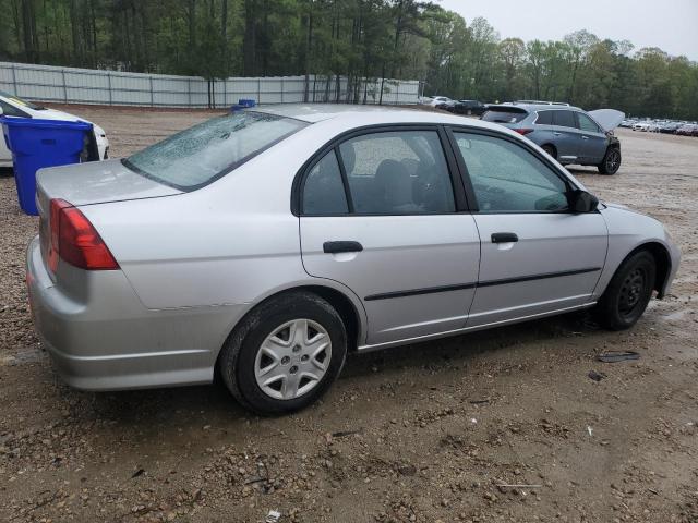 1HGES16324L007674 - 2004 HONDA CIVIC DX VP SILVER photo 3
