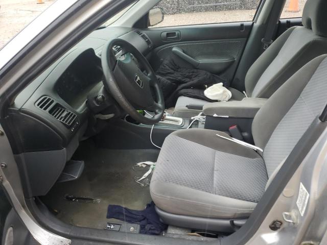 1HGES16324L007674 - 2004 HONDA CIVIC DX VP SILVER photo 7