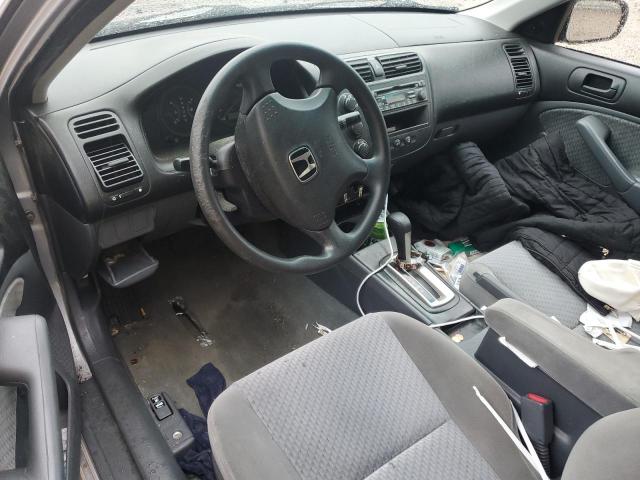 1HGES16324L007674 - 2004 HONDA CIVIC DX VP SILVER photo 8