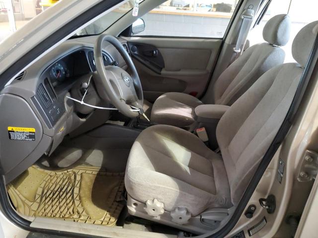 KMHDN46D86U244786 - 2006 HYUNDAI ELANTRA GLS BEIGE photo 7