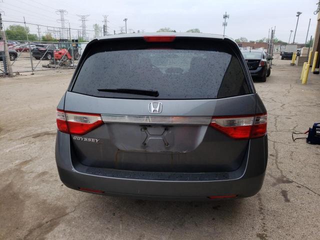 5FNRL5H2XCB107595 - 2012 HONDA ODYSSEY LX GRAY photo 6