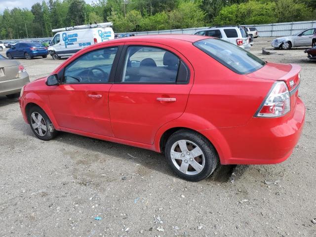 KL1TD5DE9BB137361 - 2011 CHEVROLET AVEO LS 红色 照片 2