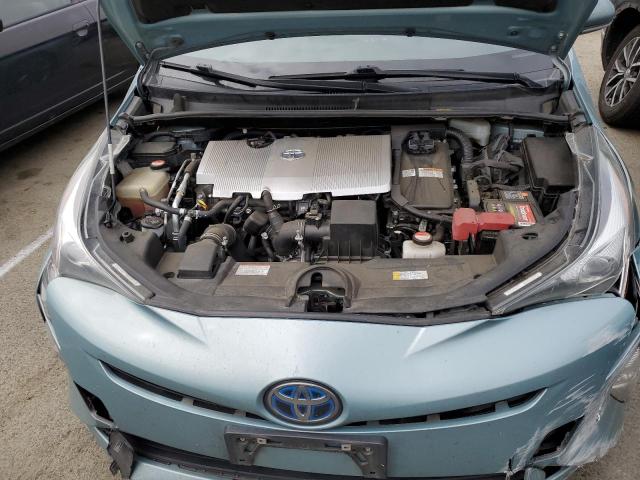 JTDKARFU8G3008652 - 2016 TOYOTA PRIUS BLUE photo 11