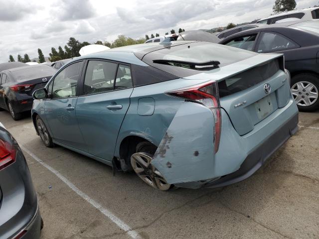 JTDKARFU8G3008652 - 2016 TOYOTA PRIUS BLUE photo 2