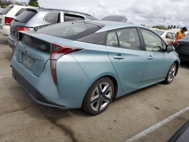 JTDKARFU8G3008652 - 2016 TOYOTA PRIUS BLUE photo 3